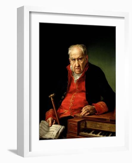 Félix Máximo López, First Organist of the Royal Chapel, 1820-Vicente López Portaña-Framed Giclee Print