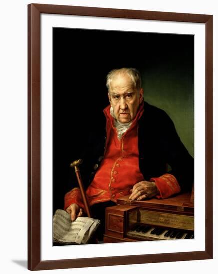 Félix Máximo López, First Organist of the Royal Chapel, 1820-Vicente López Portaña-Framed Giclee Print