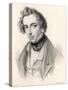 Felix Mendelssohn as a Young Man-null-Stretched Canvas