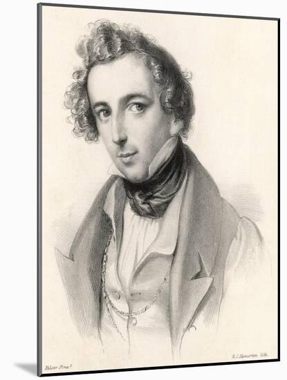 Felix Mendelssohn as a Young Man-null-Mounted Photographic Print
