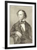 Felix Mendelssohn Bartholdy-null-Framed Art Print