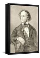 Felix Mendelssohn Bartholdy-null-Framed Stretched Canvas