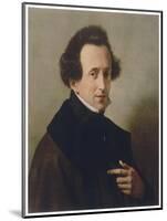 Felix Mendelssohn Composer in 1835-W. Von Schadow-Mounted Art Print