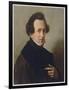 Felix Mendelssohn Composer in 1835-W. Von Schadow-Framed Art Print