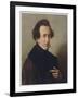Felix Mendelssohn Composer in 1835-W. Von Schadow-Framed Art Print