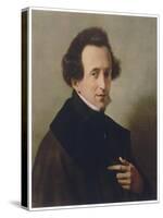 Felix Mendelssohn Composer in 1835-W. Von Schadow-Stretched Canvas