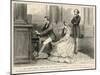 Felix Mendelssohn Listens to Prince Albert Play the Organ-null-Mounted Art Print