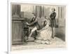 Felix Mendelssohn Listens to Prince Albert Play the Organ-null-Framed Art Print