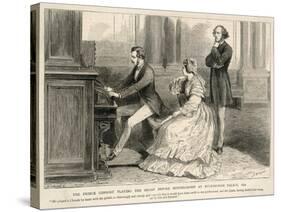 Felix Mendelssohn Listens to Prince Albert Play the Organ-null-Stretched Canvas