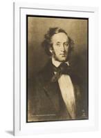 Felix Mendelssohn the German Composer-null-Framed Art Print