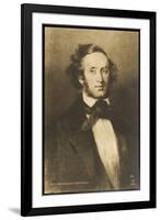 Felix Mendelssohn the German Composer-null-Framed Art Print