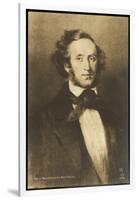 Felix Mendelssohn the German Composer-null-Framed Art Print