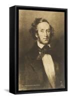 Felix Mendelssohn the German Composer-null-Framed Stretched Canvas