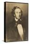 Felix Mendelssohn the German Composer-null-Stretched Canvas