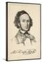 Felix Mendelssohn the German Composer-null-Stretched Canvas