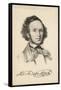 Felix Mendelssohn the German Composer-null-Framed Stretched Canvas