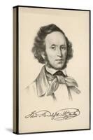 Felix Mendelssohn the German Composer-null-Stretched Canvas