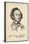 Felix Mendelssohn the German Composer-null-Stretched Canvas