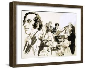 Felix Mendelssohn-null-Framed Giclee Print