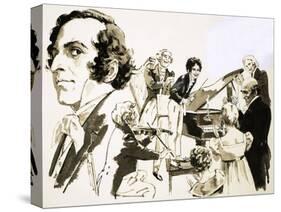 Felix Mendelssohn-null-Stretched Canvas