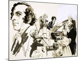 Felix Mendelssohn-null-Mounted Giclee Print