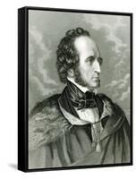 Felix Mendelssohn-null-Framed Stretched Canvas