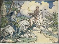 Irving: Sleepy Hollow, 1849-Felix O.C. Darley-Mounted Giclee Print