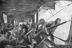 In the Back of a Zeppelin While Returning after a Succesful Attack on England-Felix Schwormstadt-Giclee Print