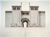Reconstruction of the Entrance of the Palace of Sargon II at Khorsabad, Iraq, 1867-Felix Thomas-Giclee Print