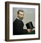 Felix Vallotton Holding his Hat-Félix Vallotton-Framed Giclee Print