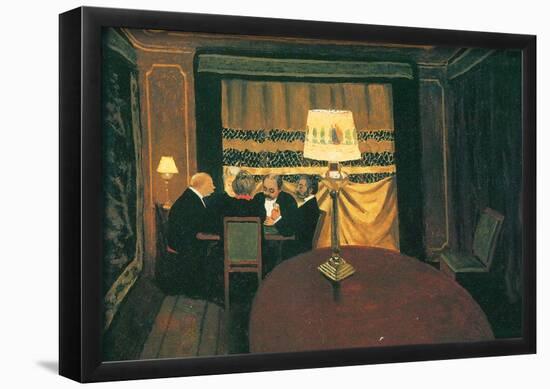 Felix Vallotton Poker Players Art Print Poster-null-Framed Poster