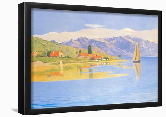 Felix Vallotton The Port of Pully Art Print Poster-null-Framed Poster