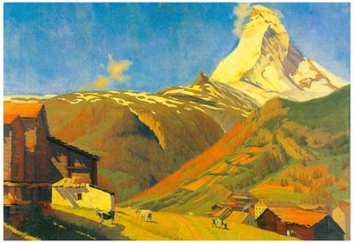 Felix Vallotton View of Zermatt Art Print Poster | AllPosters.com