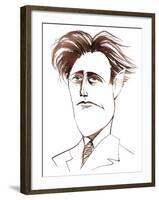 Felix Weingartner, Austrian conductor and composer,, caricature-Neale Osborne-Framed Giclee Print