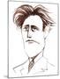 Felix Weingartner, Austrian conductor and composer,, caricature-Neale Osborne-Mounted Giclee Print