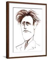 Felix Weingartner, Austrian conductor and composer,, caricature-Neale Osborne-Framed Giclee Print