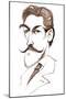 Felix Weingartner, Austrian conductor and composer,, caricature-Neale Osborne-Mounted Giclee Print