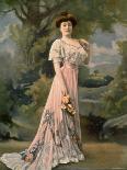 Woman modeling embroidered skirt designed by Lachartroulle-Felix-Photographic Print