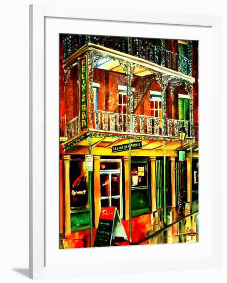 Felixs Oyster Bar in New Orleans-Diane Millsap-Framed Art Print