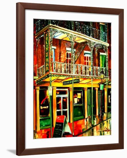 Felixs Oyster Bar in New Orleans-Diane Millsap-Framed Art Print