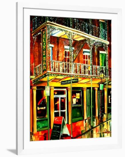 Felixs Oyster Bar in New Orleans-Diane Millsap-Framed Art Print