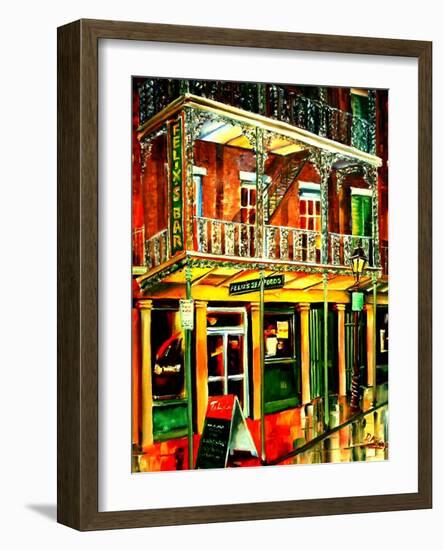 Felixs Oyster Bar in New Orleans-Diane Millsap-Framed Art Print