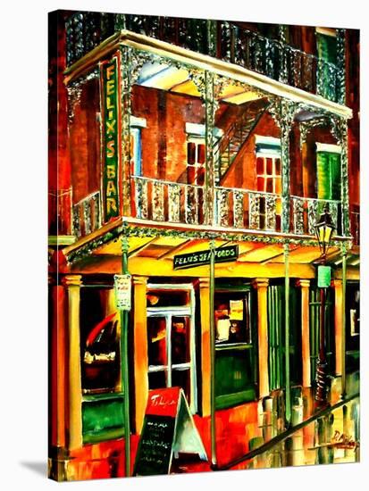 Felixs Oyster Bar in New Orleans-Diane Millsap-Stretched Canvas