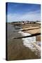 Felixstowe Beach from the Pier, Felixstowe, Suffolk, England, United Kingdom, Europe-Mark Sunderland-Stretched Canvas