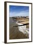 Felixstowe Beach from the Pier, Felixstowe, Suffolk, England, United Kingdom, Europe-Mark Sunderland-Framed Photographic Print