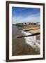 Felixstowe Beach from the Pier, Felixstowe, Suffolk, England, United Kingdom, Europe-Mark Sunderland-Framed Photographic Print