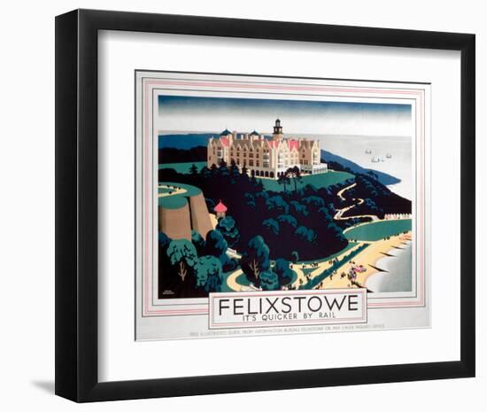 Felixstowe-null-Framed Art Print