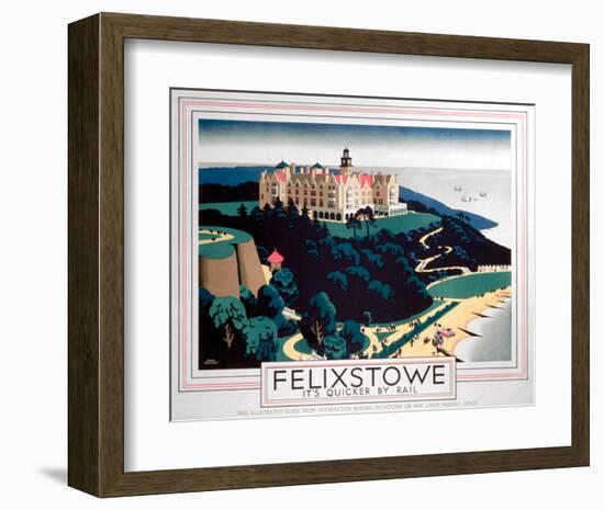 Felixstowe-null-Framed Art Print