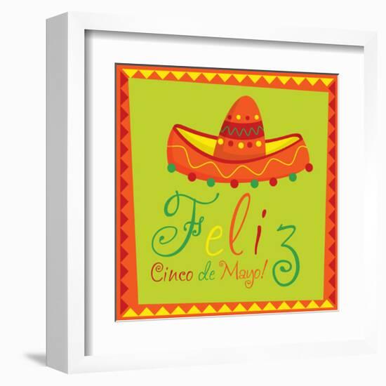 Feliz Cinco de Mayo-null-Framed Art Print