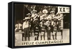 Feliz Cumpleanos, Mariachi-null-Framed Stretched Canvas